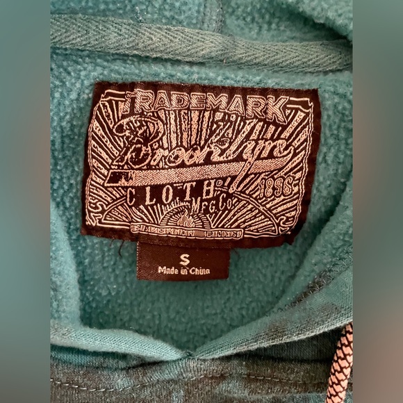 Brooklyn Cloth Hoodie Sweatshirt “Open Your Mind” kid large - Picture 7 of 8